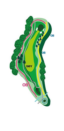 リバーコース HOLE 05 / Par 4