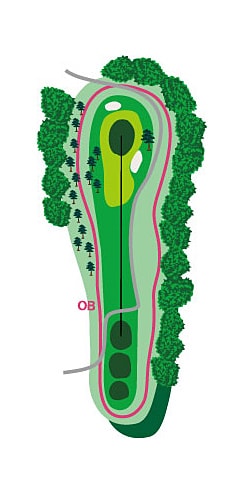 リバーコース HOLE 06 / Par 3