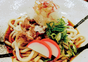 下北牛入り冷やしおろしうどん/そば